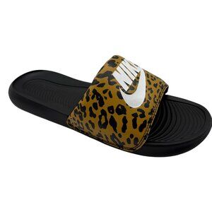 Nike Victori One Slide Women's Size 10 Leopard Print CN9676-700 Sandals